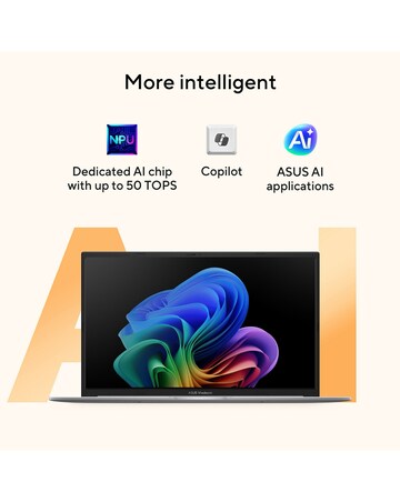 ASUS Vivobook 18 Laptop - 18in AMD Ryzen AI 7 16GB 1TB FHD Copilot+ - Blue