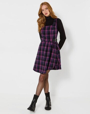 Joe Browns Rita Check Buckle Detail Mini Dress