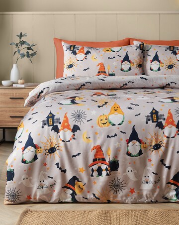 Catherine Lansfield Halloween Gonks Duvet Cover Set