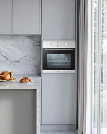 Midea Built-In Single Oven - Stainless Steel + Installation