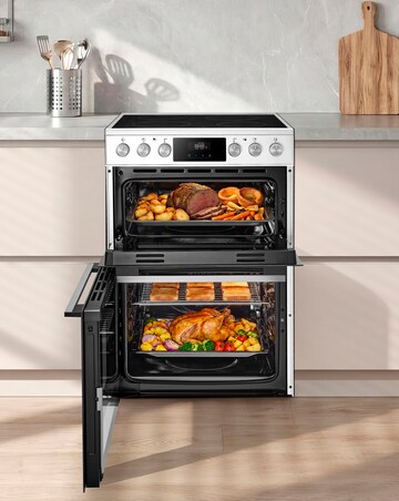Midea 60cm Freestanding Electric Cooker - White