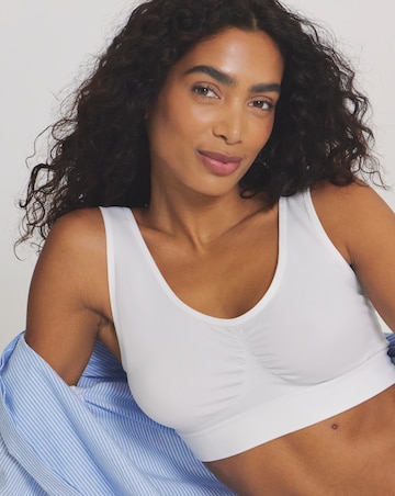 Pretty Secrets (3 Pack) Comfort Tops (Fits A-D) White/White/White