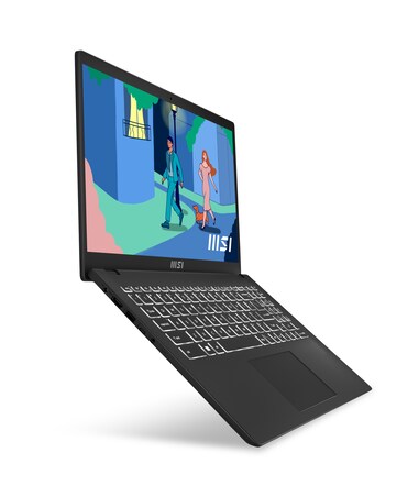 MSI Modern 15.6in Laptop - AMD Ryzen7 8GB 512GB - Black