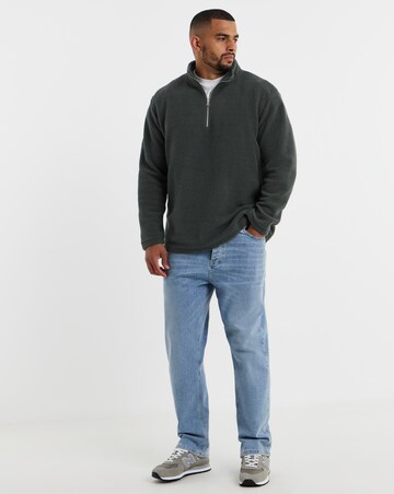 Jack & Jones Teddy Sweat Top - Grey
