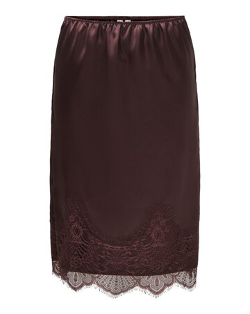 ONLY MIDI LACE SATIN SKIRT