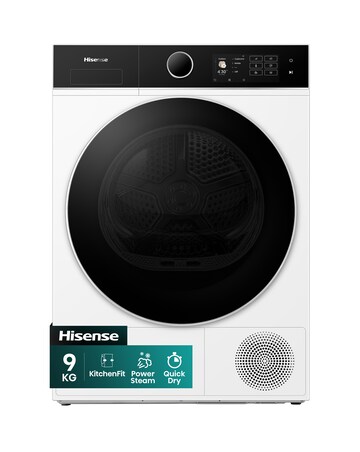 Hisense 5i 9kg KitchenFit Heat Pump Dryer White