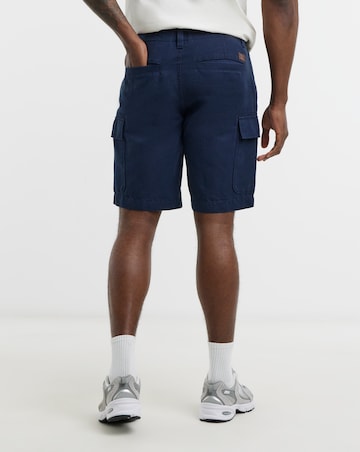 Timberland Cotton Linen Cargo Short - Blue