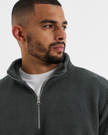 Jack & Jones Teddy Sweat Top - Grey