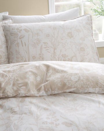 Bianca Brushed Floral Toile Duvet Cover Set