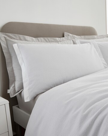 Bianca Seersucker Woven Stripe Duvet Cover Set