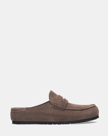 Birkenstock Classic Suede Naples Wrapped Loafer - Concrete Grey