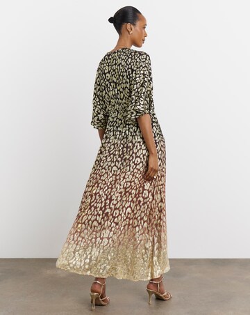 Joanna Hope Metallic Animal Dress
