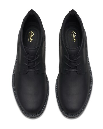 Clarks Newford Mid Leather Boot - Black