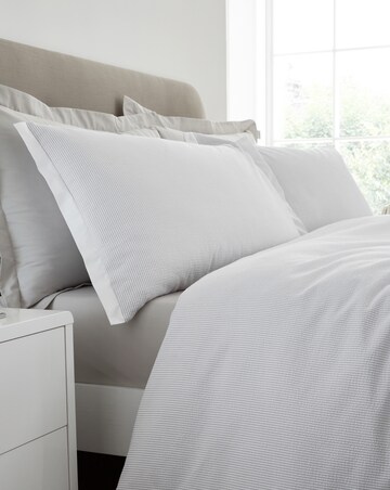 Bianca Seersucker Woven Stripe Duvet Cover Set