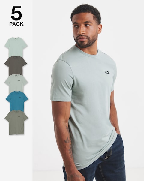 New In - Voi 5 Pack T-shirts Long Length