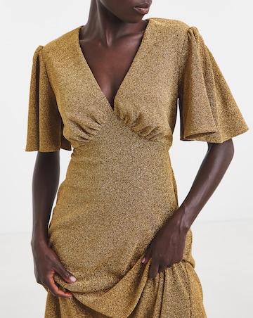 Twisted Wunder Ziggy Galaxy Foil Maxi Dress