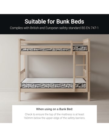 Jay-Be Quest Q1 Sprung Responsibly Made Children's Mattress - Single