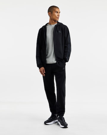adidas 3 Stripes Fleece Full Zip Hoodie
