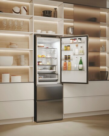 Haier Combi 3DR Series 5 HTW5618ENMG 180cm Refrigerator Inox + Install