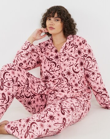 Pretty Secrets Bow Fleece Pyjama Set