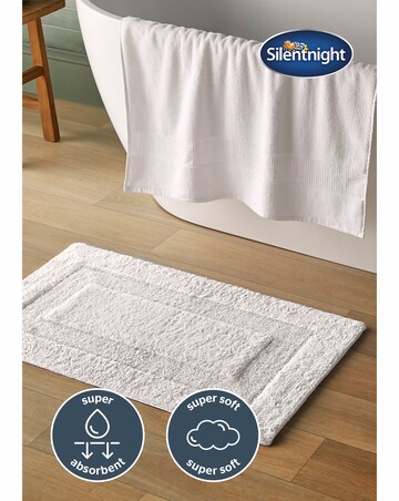 Silentnight Supersoft Cotton Bath Mat