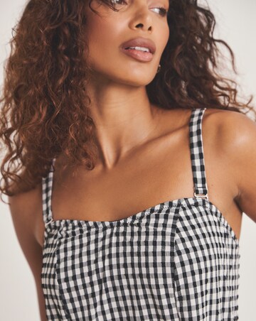 MAGISCULPT Gingham 360 Degree Shaping Swimdress