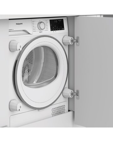 Hotpoint CHK83MWWUK Intergrated 8kg Heat Pump Tumle Dryer - White