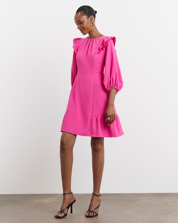 Joanna Hope Frill Shoulder Dress