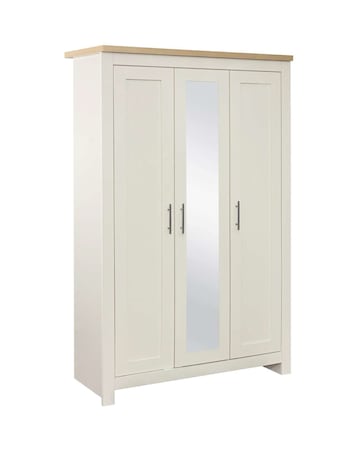 Highgate 3 Door Wardrobe With Mirror