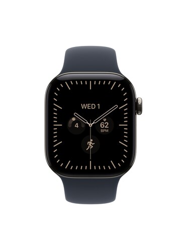 Apple Watch Series 12 GPS + Cellular 42mm - Titanium/Navy Blue Sport Band - S/M