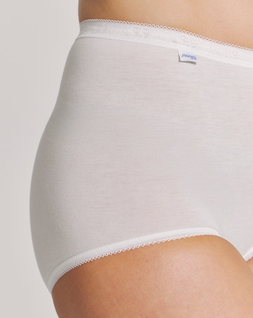 Sloggi (3 Pack) Basic Maxi Cotton Knickers White/Black/Skin