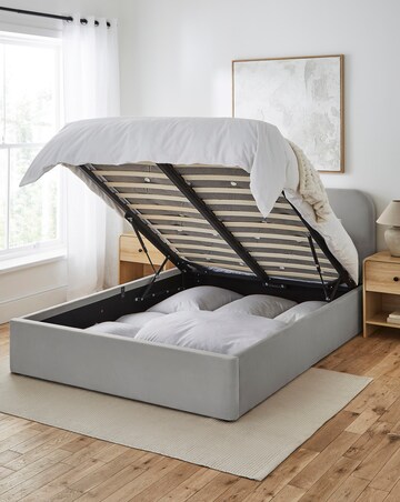 Emery Velvet Ottoman Bedframe