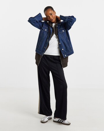 Chocolate Longline Zip Up Hoodie