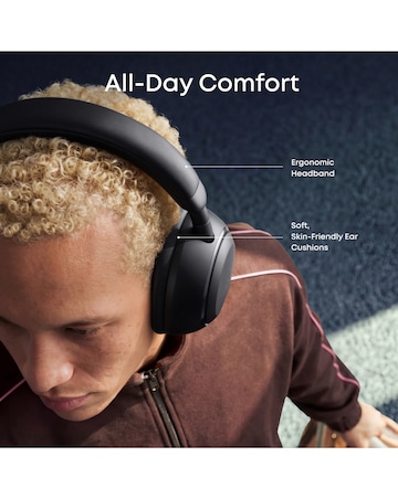 Soundcore Space 2 Wireless Noise-Cancelling Headphones - Black