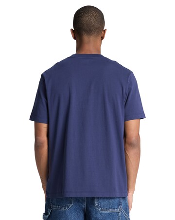 Timberland Established 1973 Short Sleeve Embroidered T-Shirt - Navy