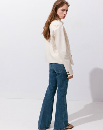 Mango Violeta High Rise Flared Jean