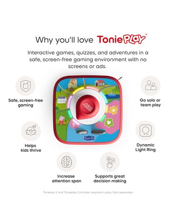 Tonies Play Date with Peppa Pig (Tonieplay Game Set)