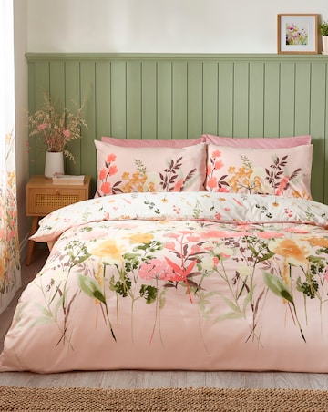 Catherine Lansfield Countryside Floral Duvet Cover Set
