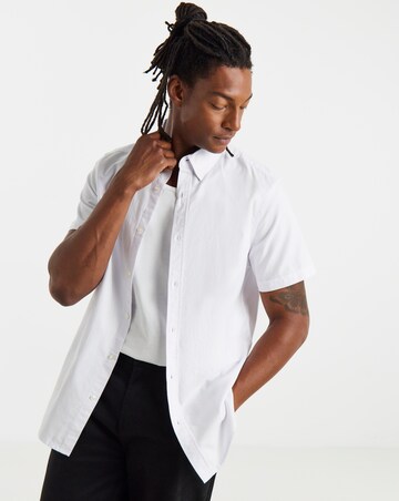 Short Sleeve Oxford Shirt Long