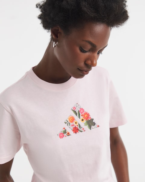 adidas Floral Logo T-Shirt