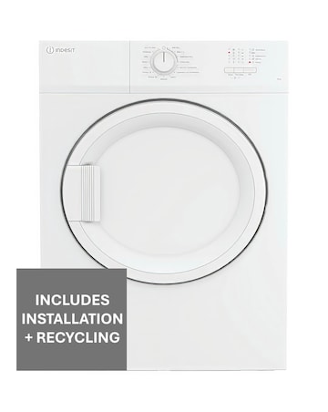 Indesit C YD A81 WWGL UK Air-Vented Tumble Dryer 8kg White + Install
