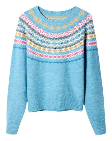 Joe Browns Fantastic Fairisle Jumper With Matching Snood