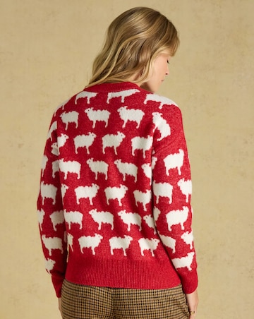 Joules Fleece Navidad Knit Jumper