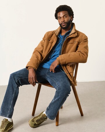 FatFace Sudeley Canvas Jacket (Regular & Tall) - Tan Brown