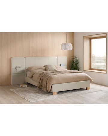 Isla Bed with Storage Headboard
