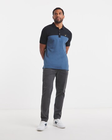 Voi Colour Block Pique Polo Long Length