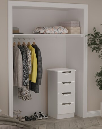 Haydn Ready Assembled 4 Drawer Tallboy - Kids