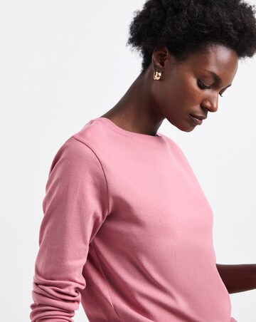 Rose Crew Neck Long Sleeve T-Shirt