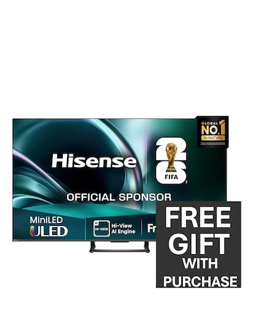 Hisense 65U7QTUK 65in Mini-LED 4K Ultra HD HDR Smart TV