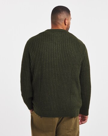 Jack & Jones Jaxon Crew Knit Jumper - Forest